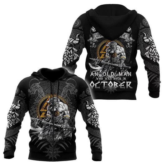 October Man Viking 3D All Over Printed Shirts AM102032S10