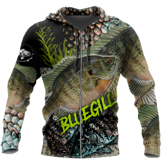 Bluegill Fishing on skin 3D all over shirts for men and women TR060101 - Amaze Style™-Apparel