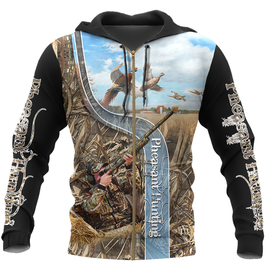 Pheasant Hunting 3D All Over Printed Shirt Hoodie - Amaze Style™-Apparel