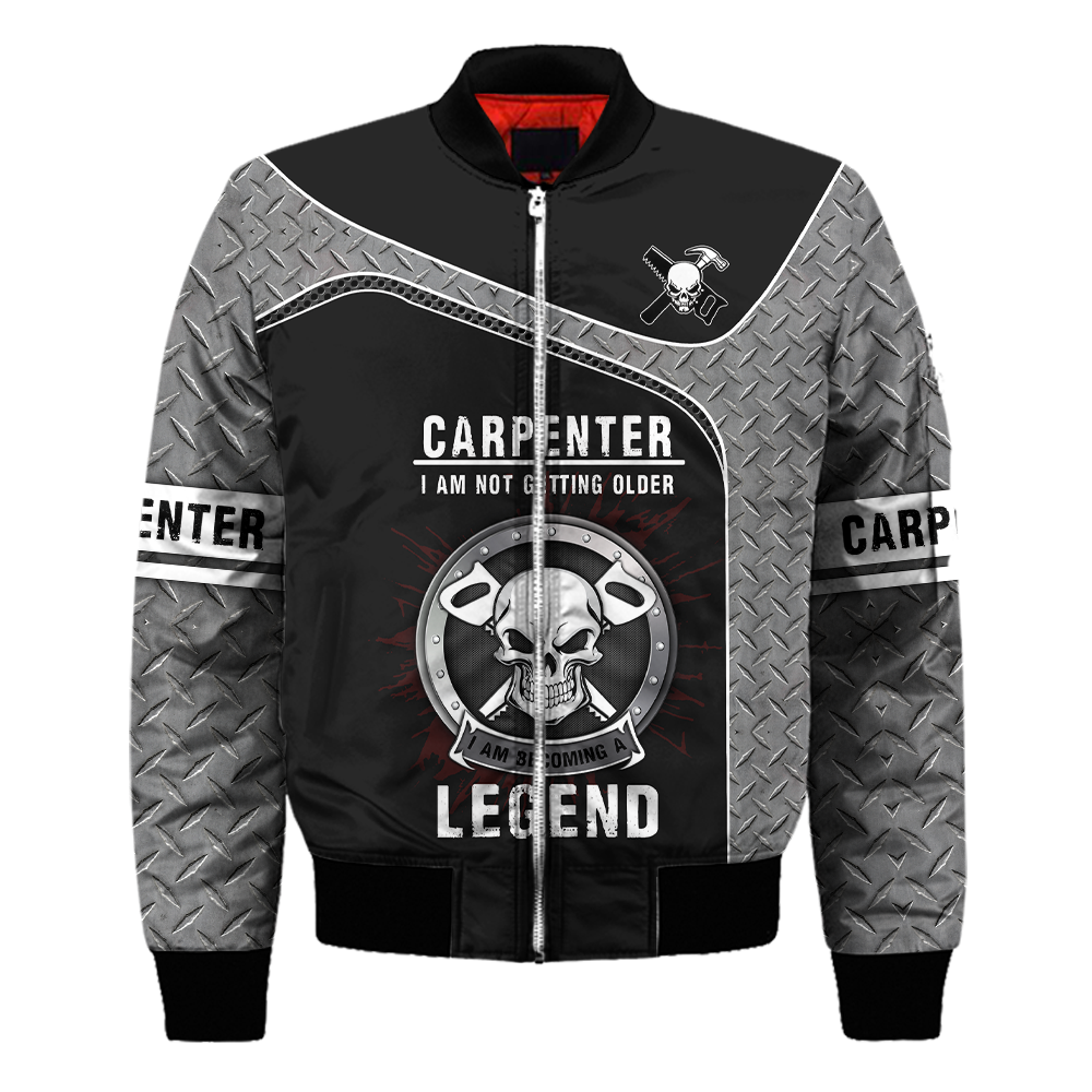 Personalized Name Premium Carpenter 3D All Over Printed Unisex Shirts Becoming Legend