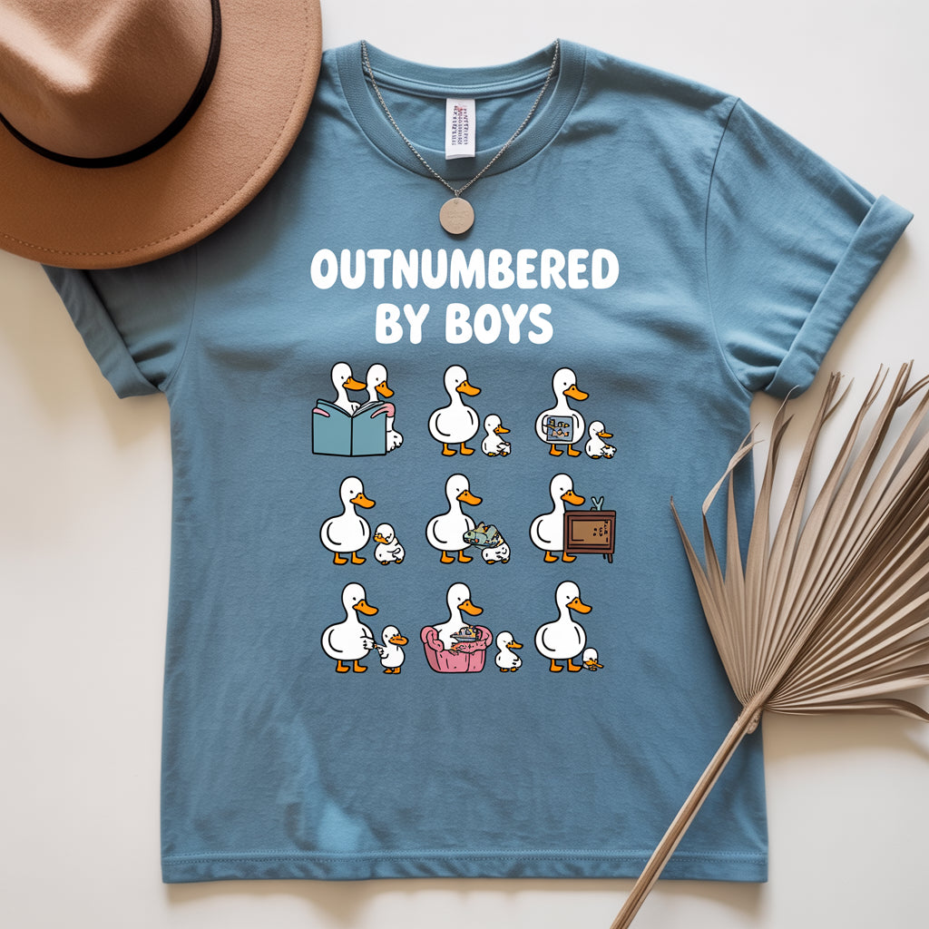 Casual Soft Cotton Blend Short Sleeve T-Shirt Summer Relaxed Fit Unisex Tee Light Blue