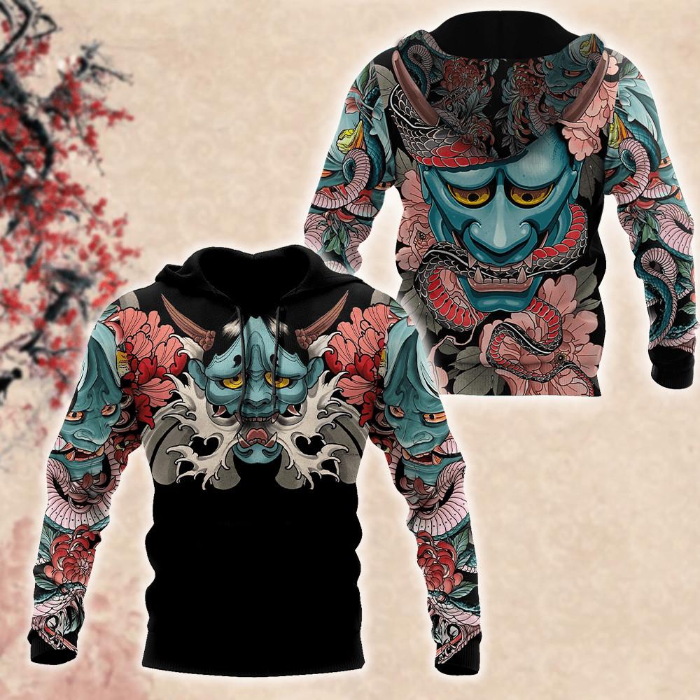 Japan Mask 3D All Over Printed Unisex Shirts