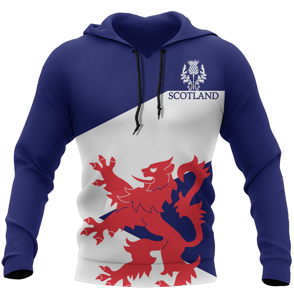 Scottish Flag And Lion - Scotland Hoodie NNK 1519 - Amaze Style™-Apparel