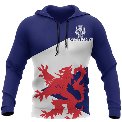 Scottish Flag And Lion - Scotland Hoodie NNK 1519 - Amaze Style™-Apparel
