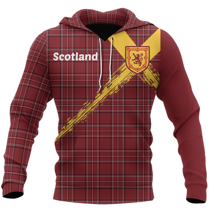 Scotland Royal Banner Celtic Thistle Hoodie NNK 1510 - Amaze Style™-Apparel