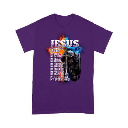 Jesus Is My God My Savior Knight Templar T-shirt TA
