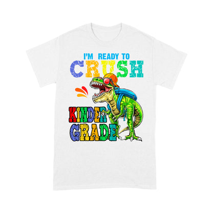 Personalized Custom Back To School Shirt, Ready To Crush Kindergarten, Back To School Gift