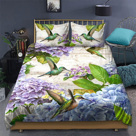Hummingbird Art Bedding Set