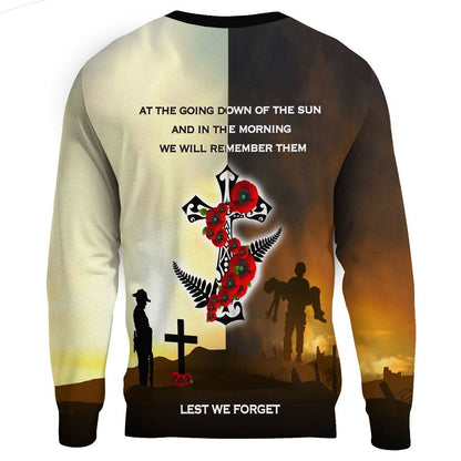 Tmarc Tee New Zealand Anzac Day Poppy Lest We Forget design 3d print shirts
