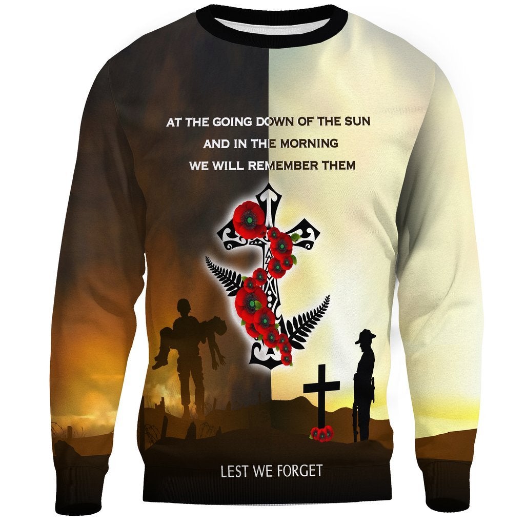 Tmarc Tee New Zealand Anzac Day Poppy Lest We Forget design 3d print shirts