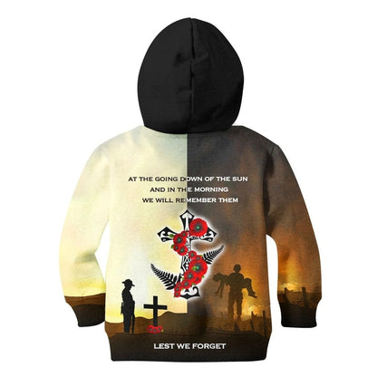 Tmarc Tee New Zealand Anzac Day Poppy Lest We Forget design 3d print shirts