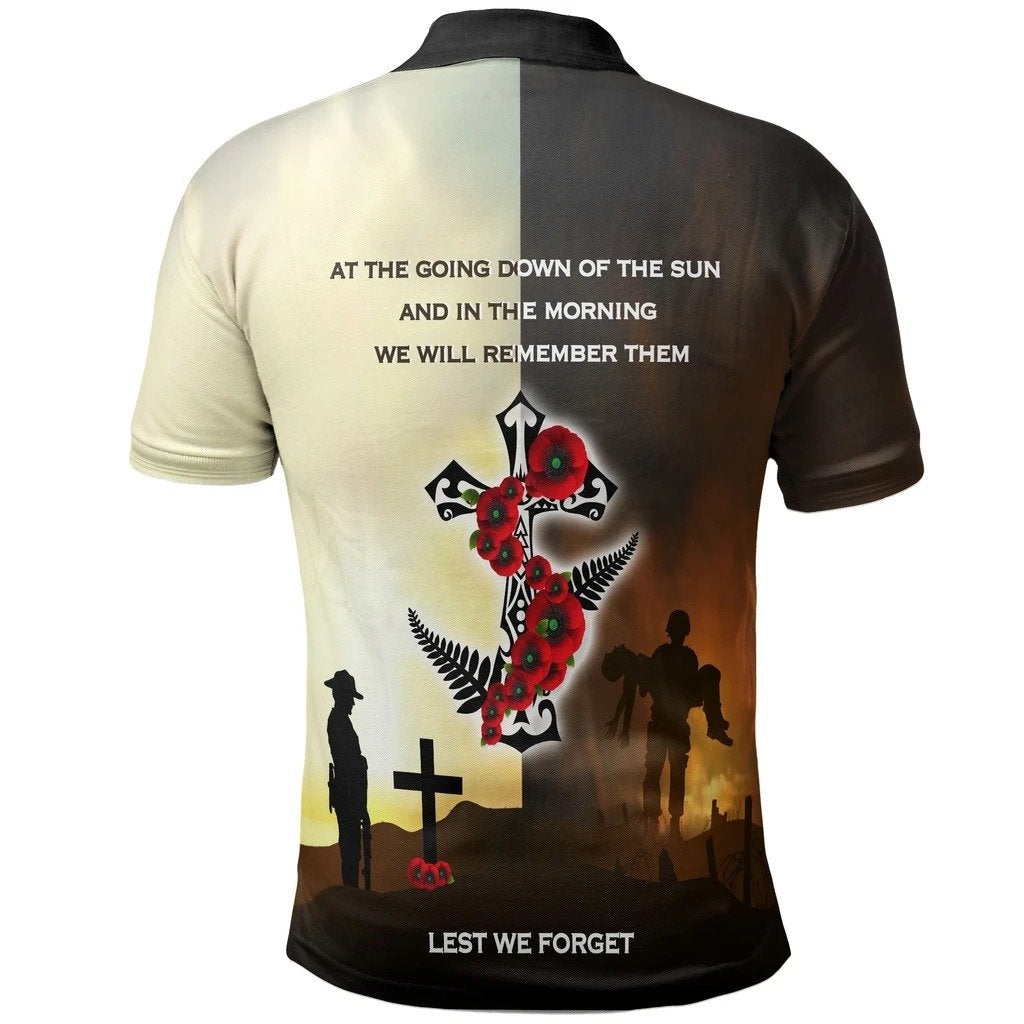 Tmarc Tee New Zealand Anzac Day Poppy Lest We Forget design 3d print shirts