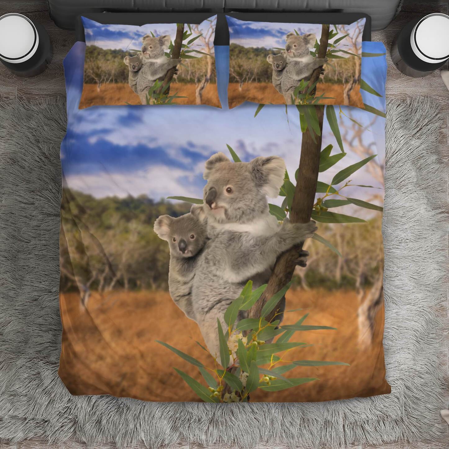 Koala on tree - Australia bedding set (duvet cover) NN4 - Amaze Style™-BEDDING SETS