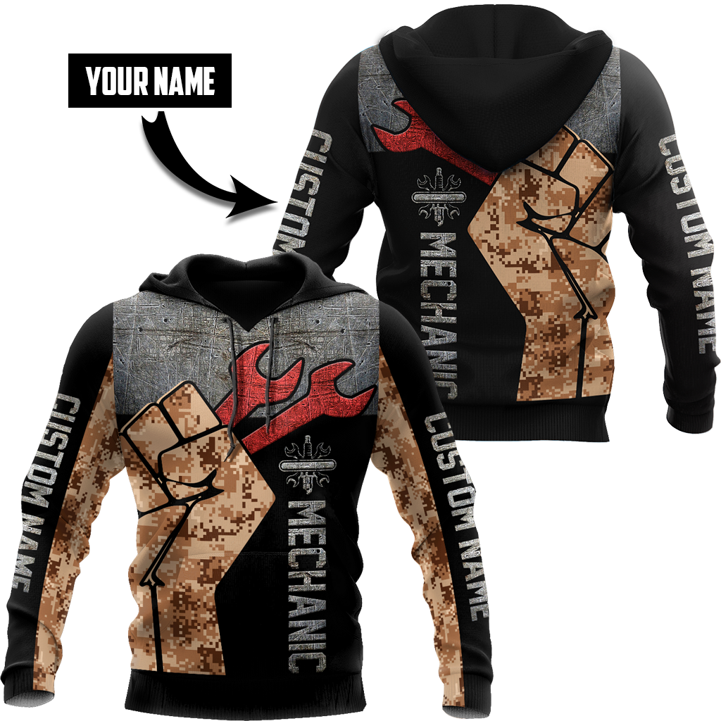 Personalized Mechanic Hoodie Shirt for Men and Women TN