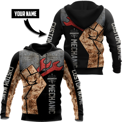 Personalized Mechanic Hoodie Shirt for Men and Women TN