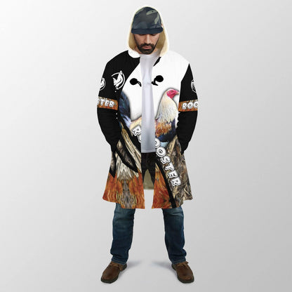 Love Rooster 3D All Over Printed Unisex Cloak ML