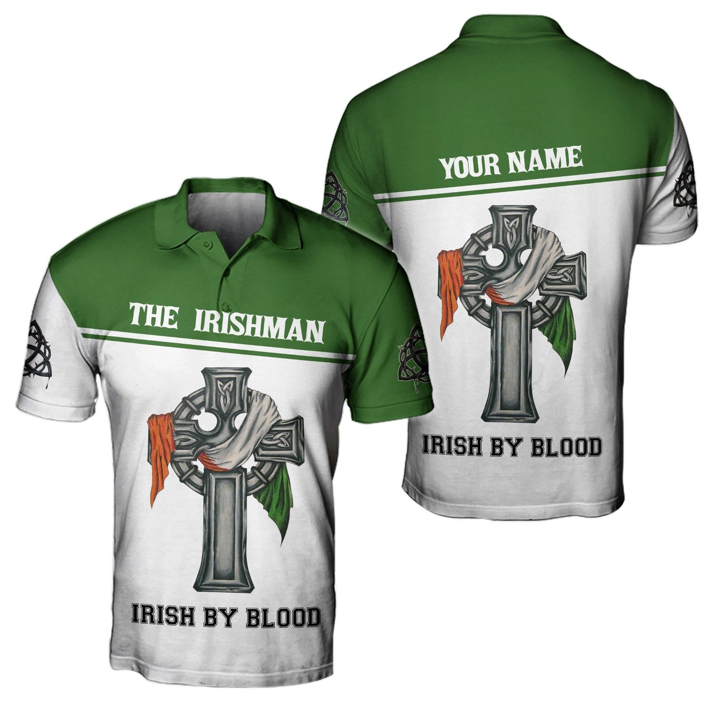 Customize Name Irish Saint Patrick Day 3D All Over Printed Unisex Shirt
