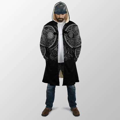 Steampunk Mechanic 3D Over Printed Cloak for Men and Women-ML