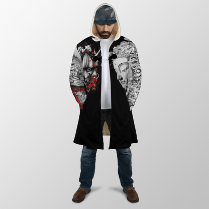 Japanese Tattoo 3D All Over Printed Unisex Cloak-ML