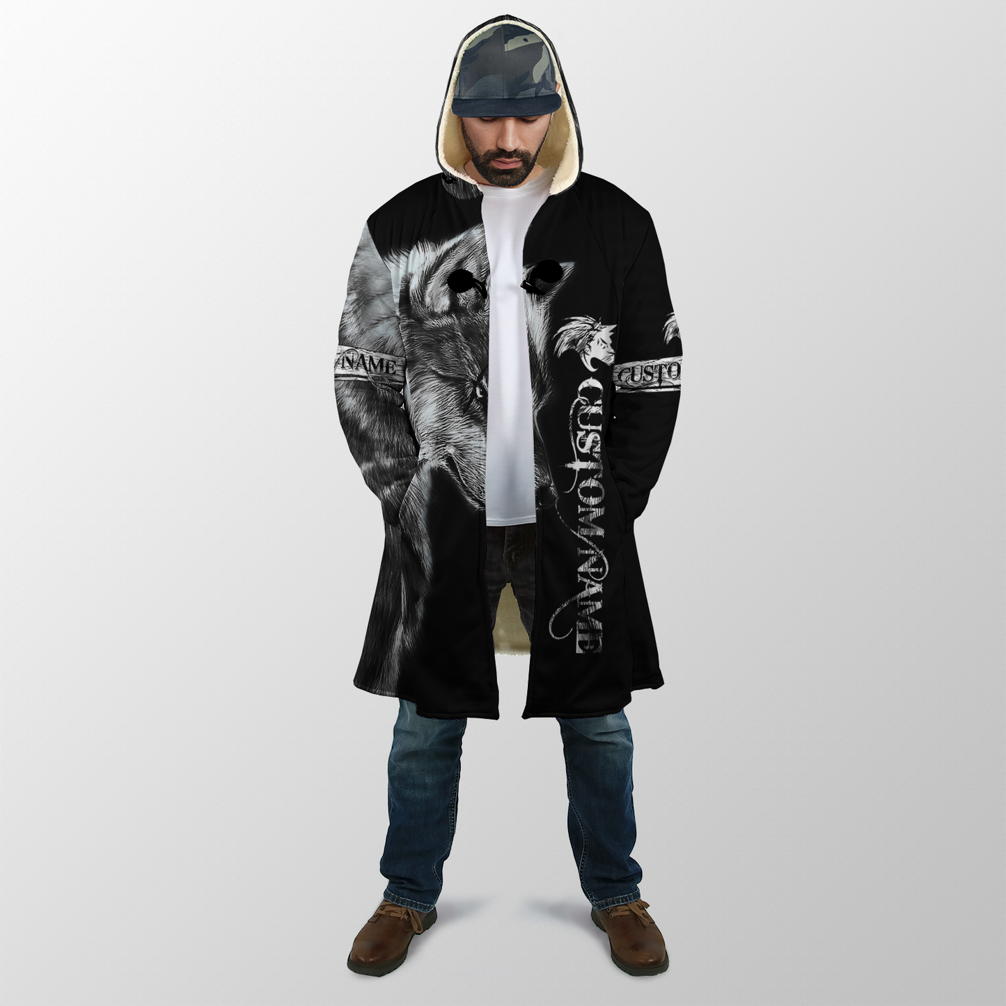 Personalized Wolf  All Over Printed Shirts For Men and Women MH010920S3