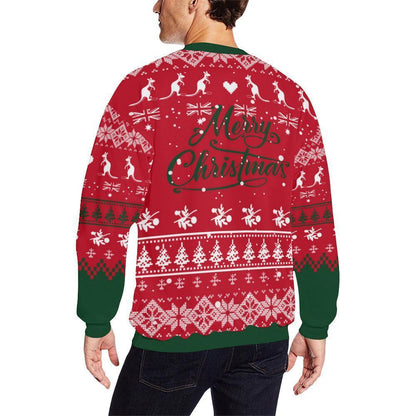 Australia Santa Is Coming™ - Christmas Sweatshirt K5 - Amaze Style™-CREWNECK SWEATSHIRTS