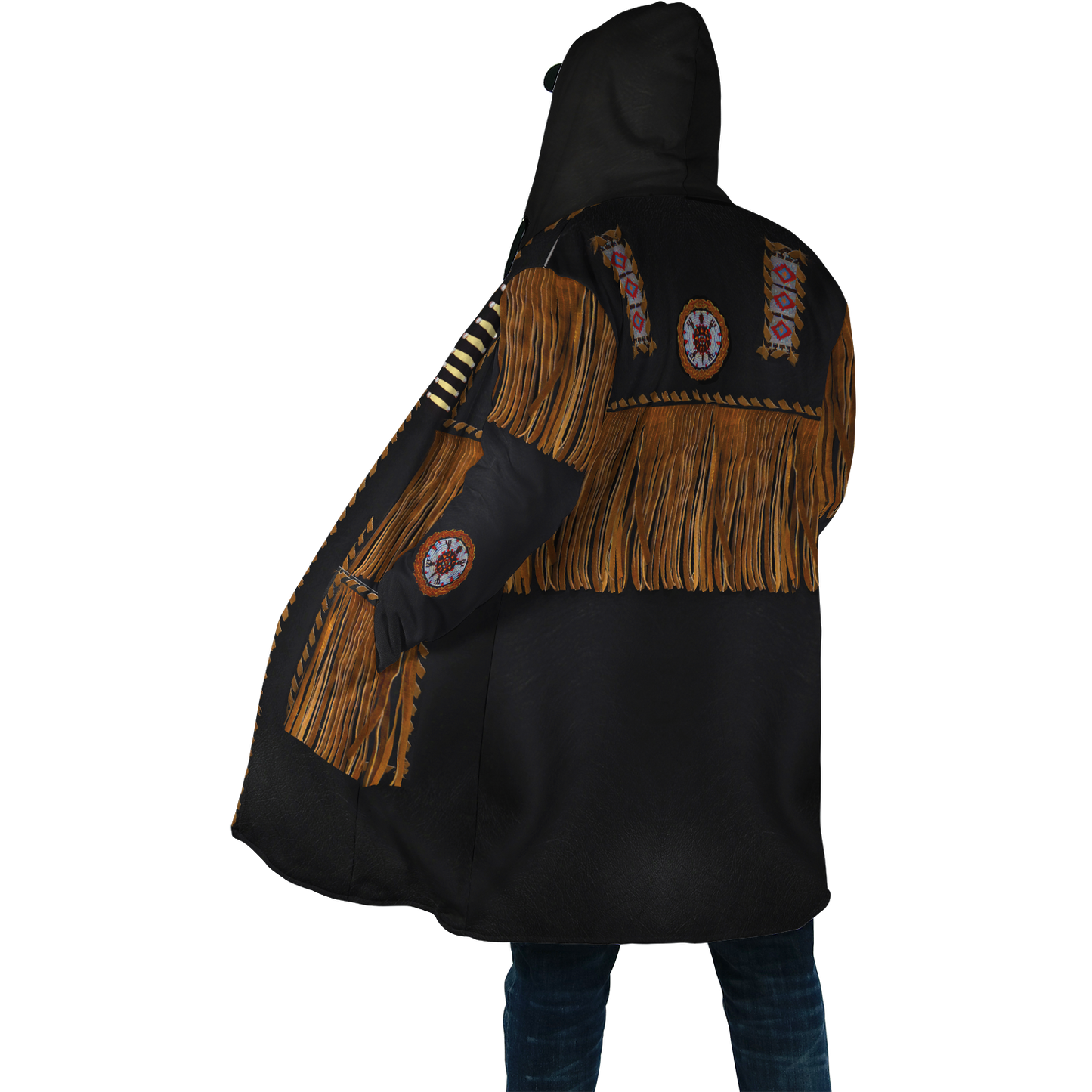 Cowboy Jacket No3 Cosplay 3D Over Printed Unisex Deluxe Hoodie