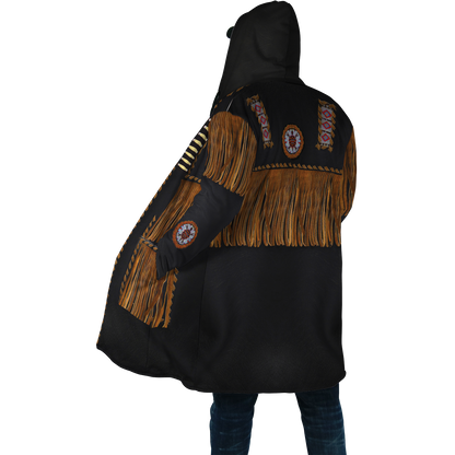 Cowboy Jacket No3 Cosplay 3D Over Printed Unisex Deluxe Hoodie