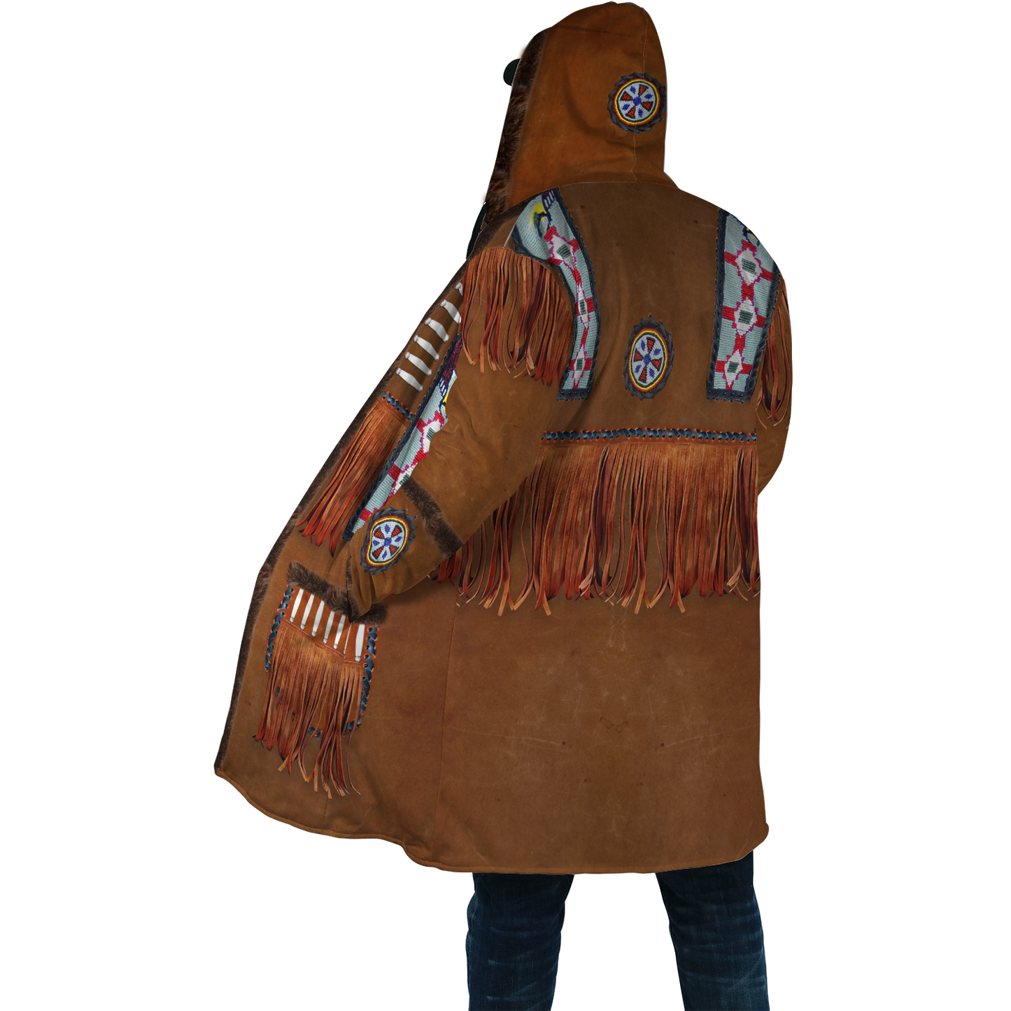 Cowboy Jacket No5 Cosplay 3D Over Printed Unisex Deluxe Hoodie ML