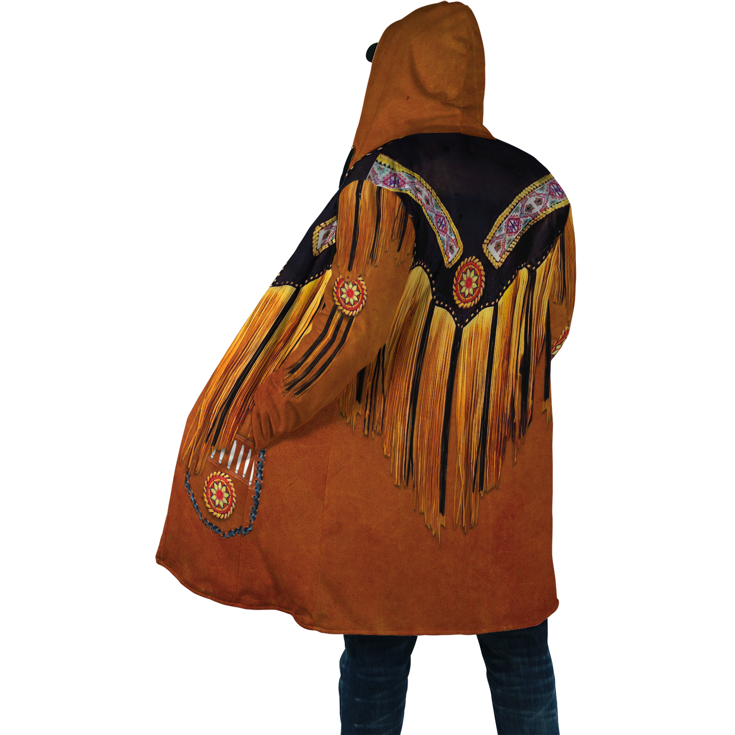Cowboy Jacket No6 Cosplay 3D Over Printed Unisex Deluxe Hoodie ML
