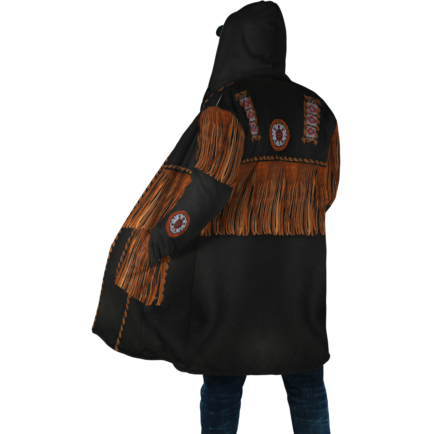 Cowboy Jacket No2 Cosplay 3D Over Printed Unisex Deluxe Hoodie ML