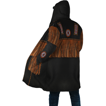 Cowboy Jacket No2 Cosplay 3D Over Printed Unisex Deluxe Hoodie ML