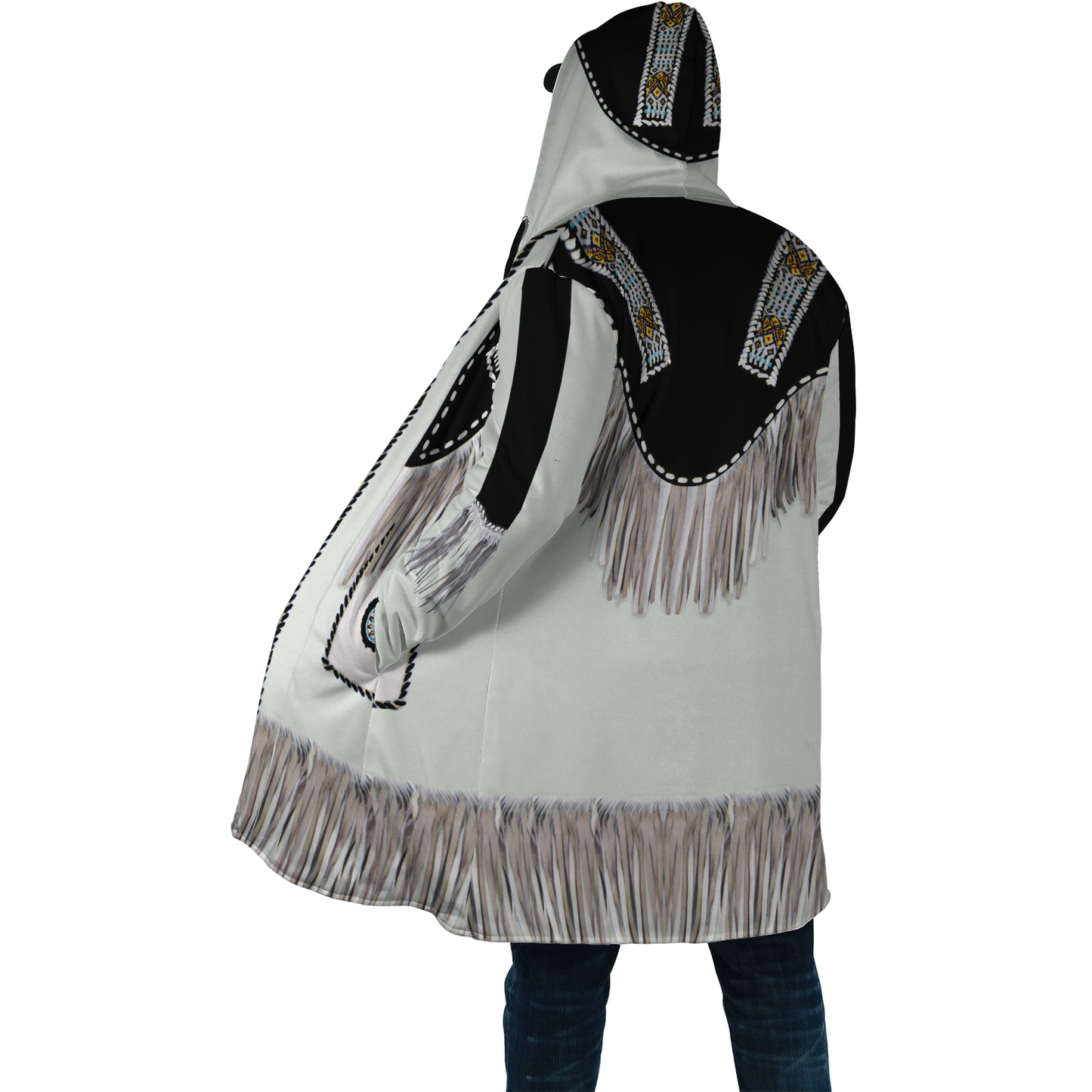 Cowboy Jacket No4 Cosplay 3D Over Printed Unisex Deluxe Hoodie ML