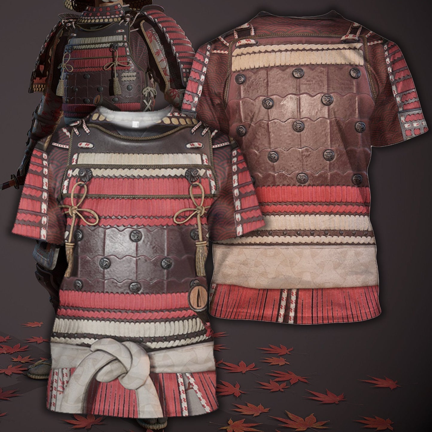 All Over Printed Samurai Armor Cover - Amaze Style™-Apparel