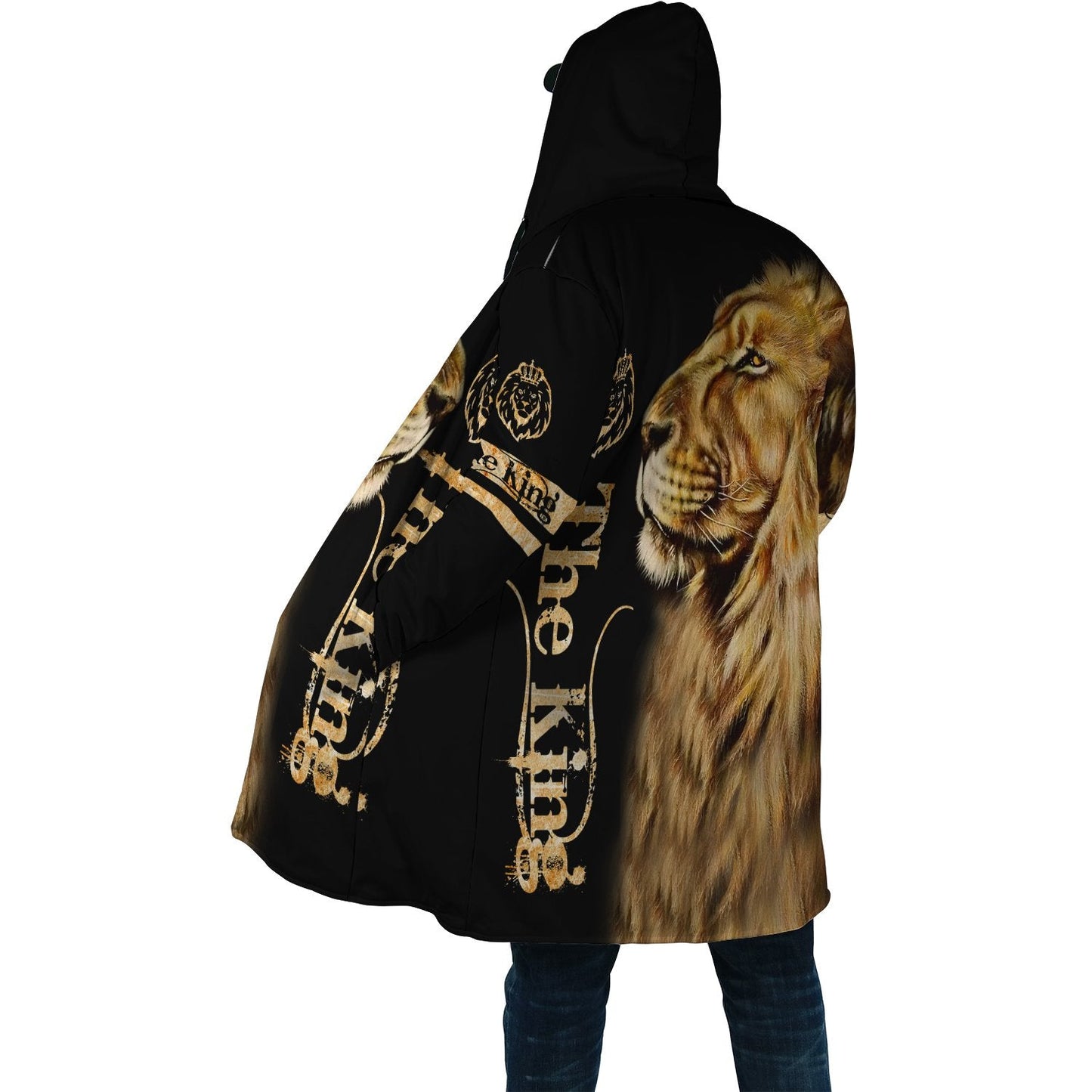 King Lion Over Printed Hoodie TP