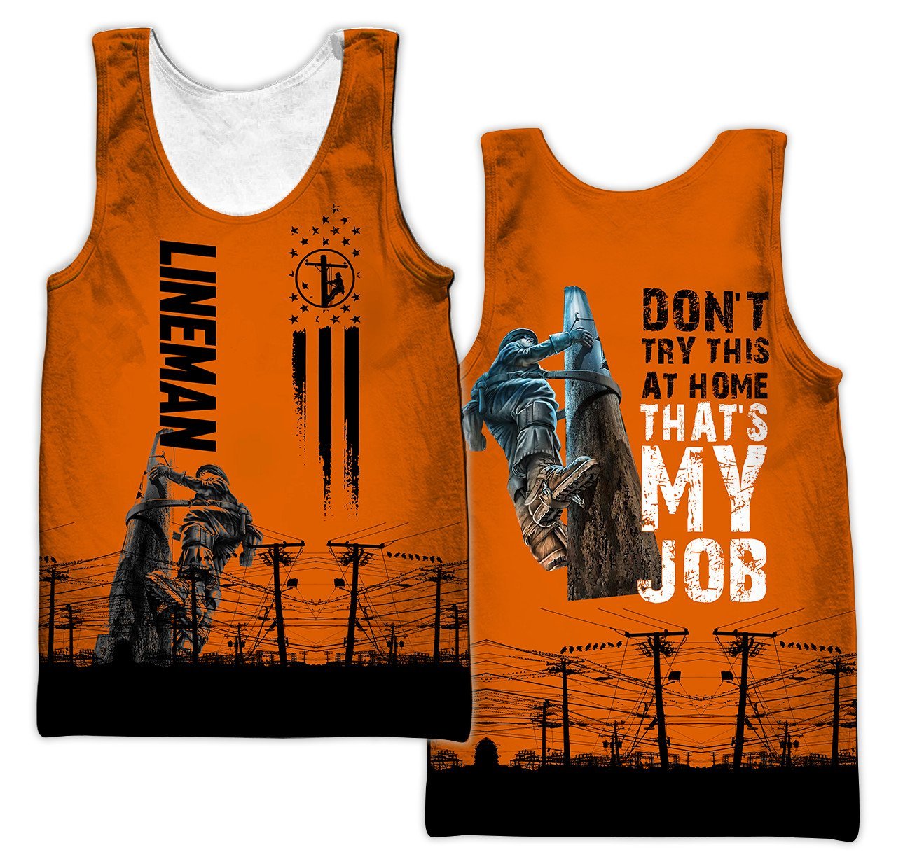 Premium Lineman All Over Printed Personalized Shirts MEI