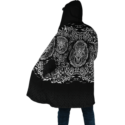 Fenrir Viking 3D Over Printed Hoodie for Men and Women-ML