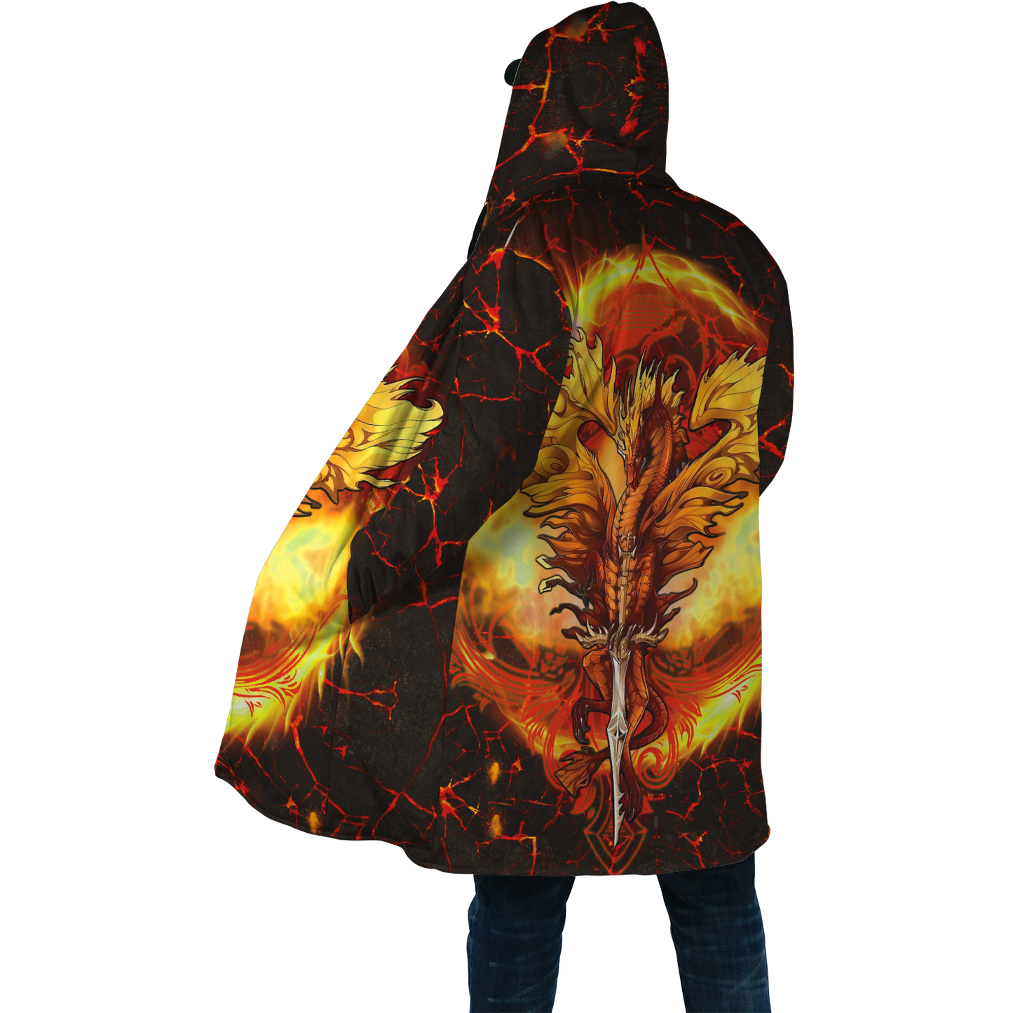 Fire Dragon Over Printed TP