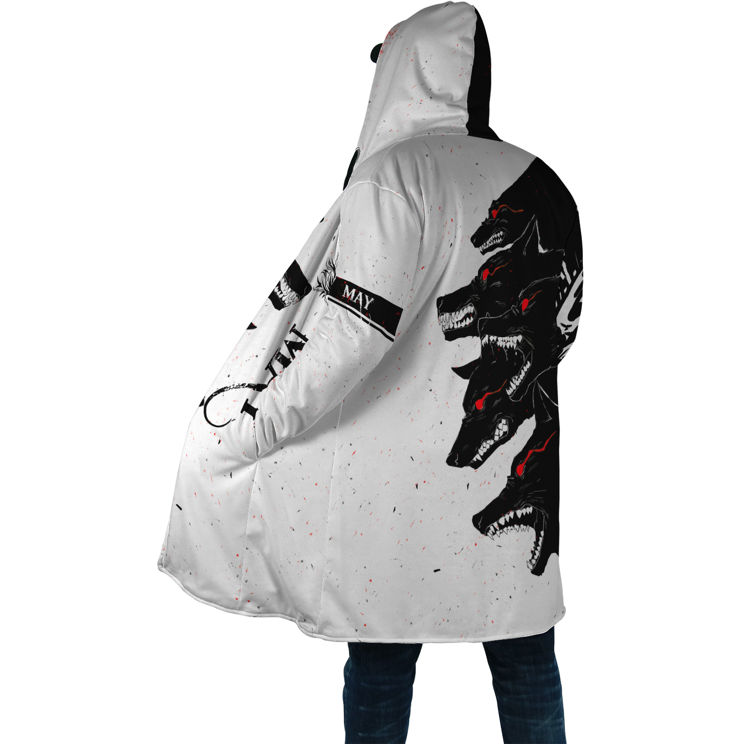 The Dark Wolf May 3D All Over Printed Unisex Deluxe Hoodie ML