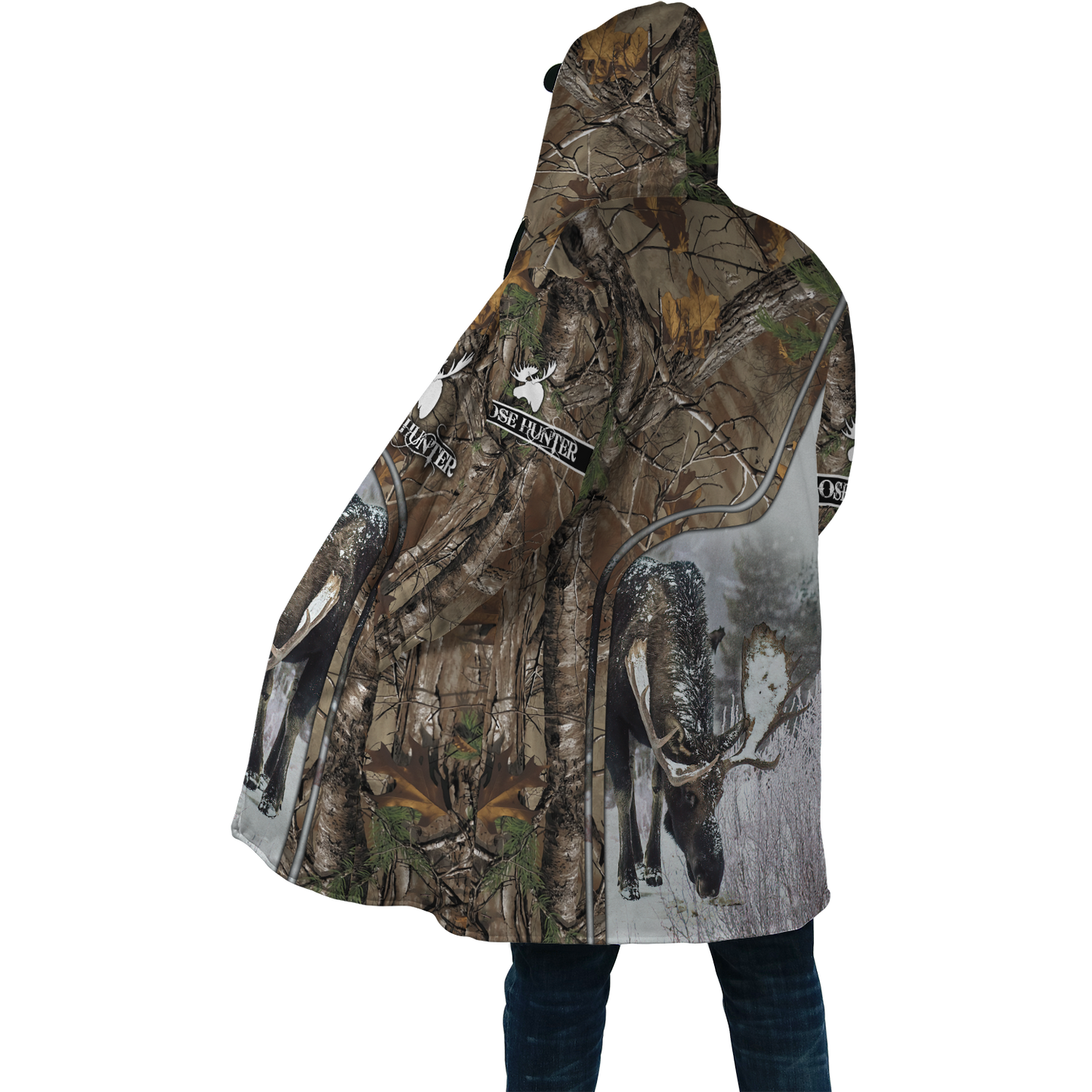 Pheasant Hunting Camo 3D Over Printed Unisex Deluxe Hoodie ML
