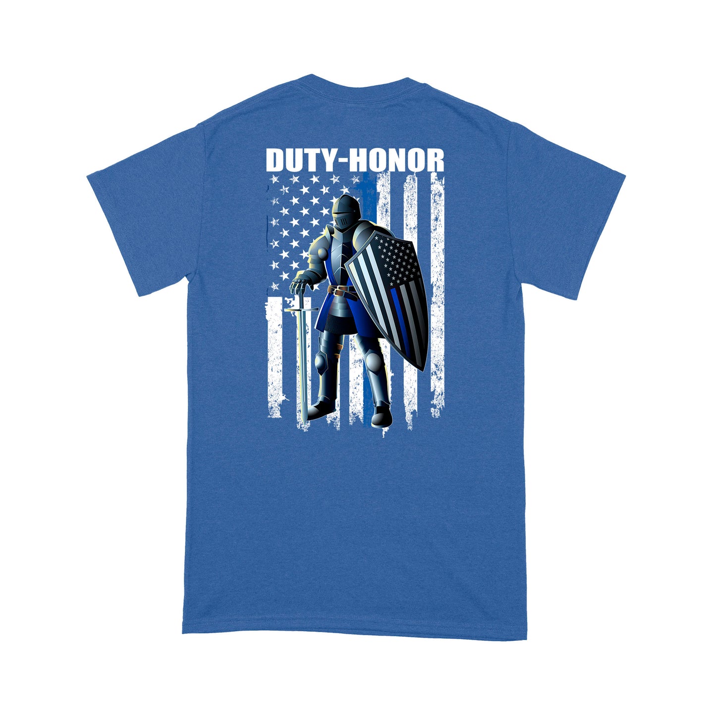 Duty Honor Thin Blue Lines T-Shirt Special Gift For Policeman