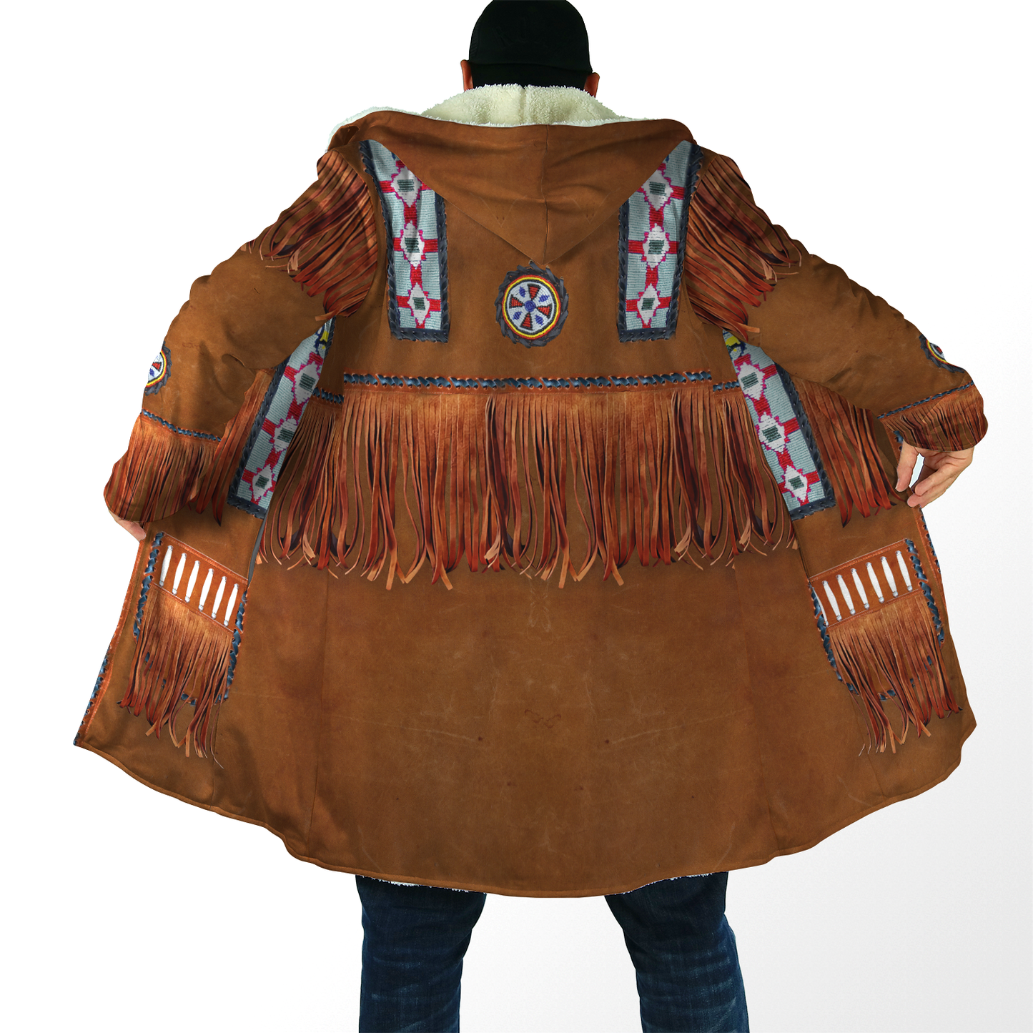 Cowboy Jacket No1 Cosplay 3D Over Printed Unisex Deluxe Hoodie ML