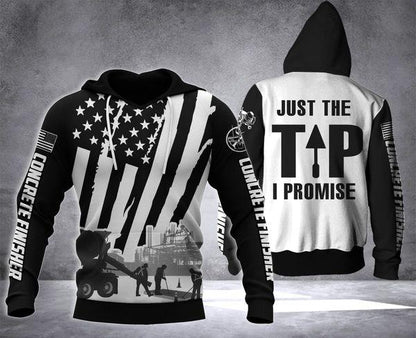US Concrete Finisher Just the Tip 3D printed shirts