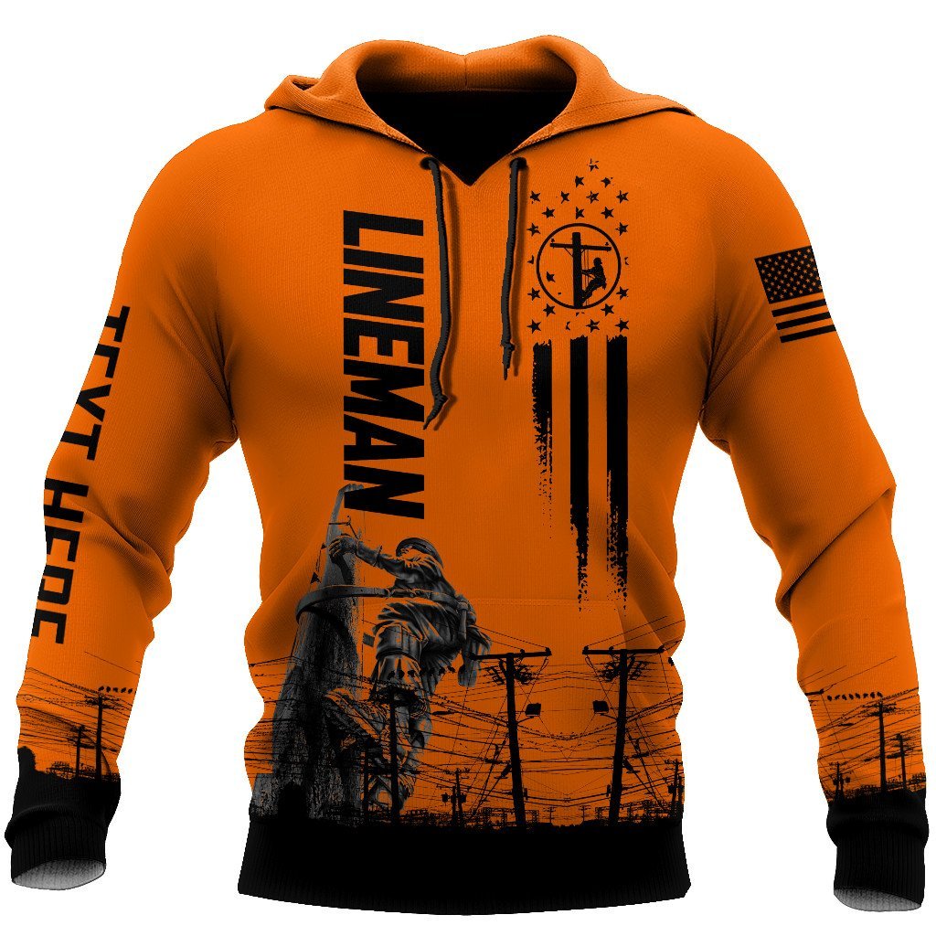 Premium Lineman All Over Printed Personalized Shirts MEI