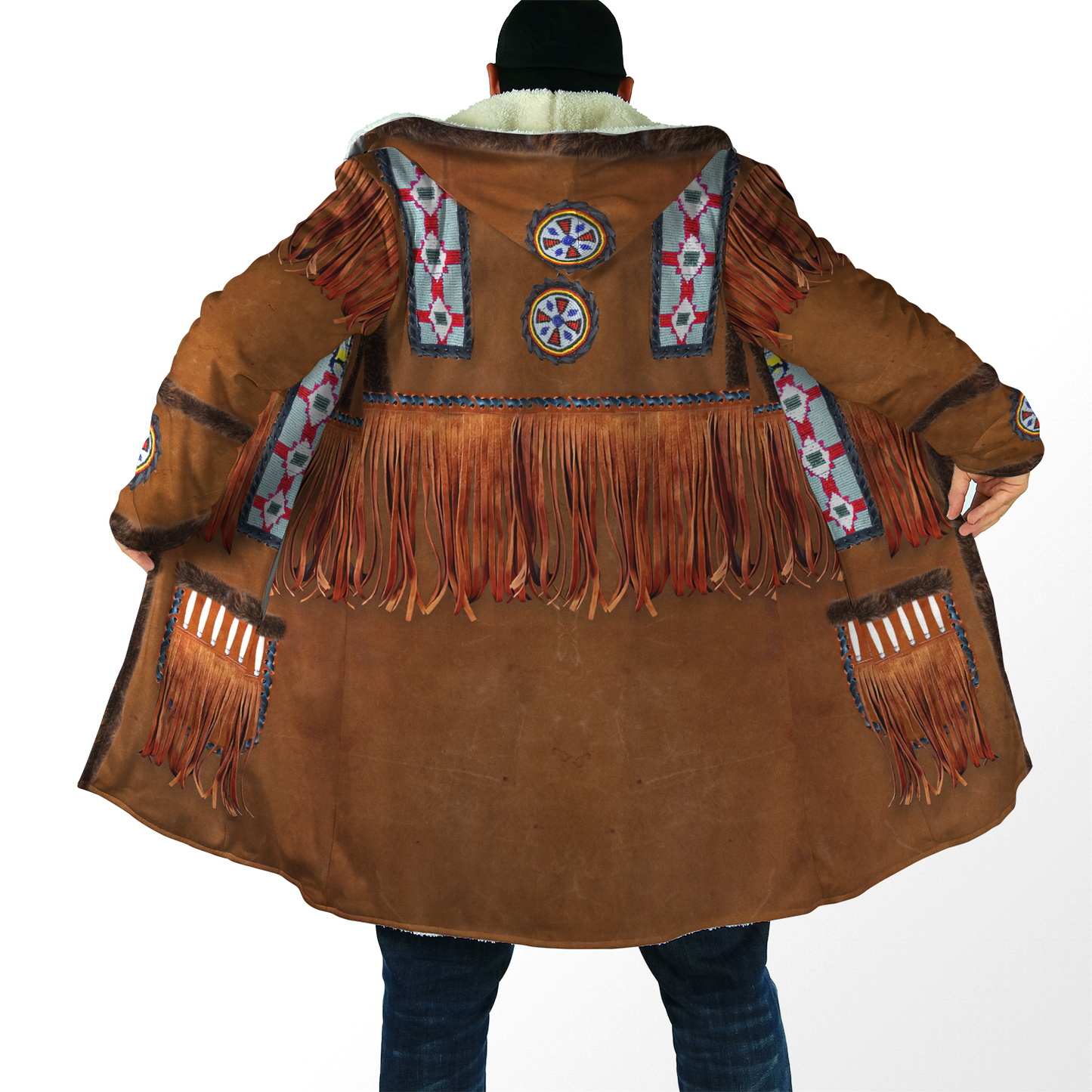 Cowboy Jacket No5 Cosplay 3D Over Printed Unisex Deluxe Hoodie ML