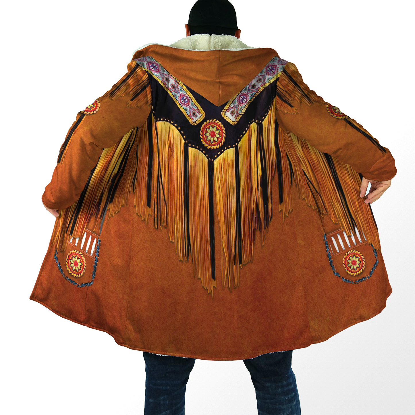 Cowboy Jacket No6 Cosplay 3D Over Printed Unisex Deluxe Hoodie ML
