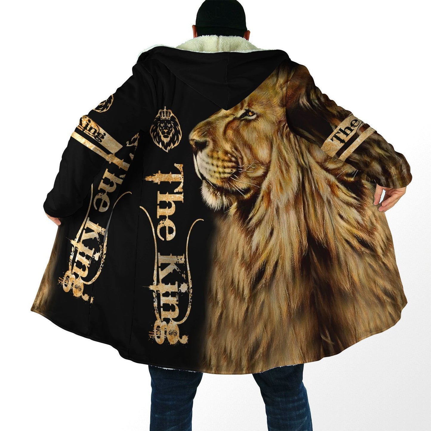 King Lion Over Printed Hoodie TP