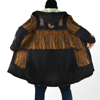 Cowboy Jacket No3 Cosplay 3D Over Printed Unisex Deluxe Hoodie