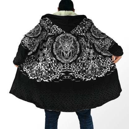 Fenrir Viking 3D Over Printed Hoodie for Men and Women-ML