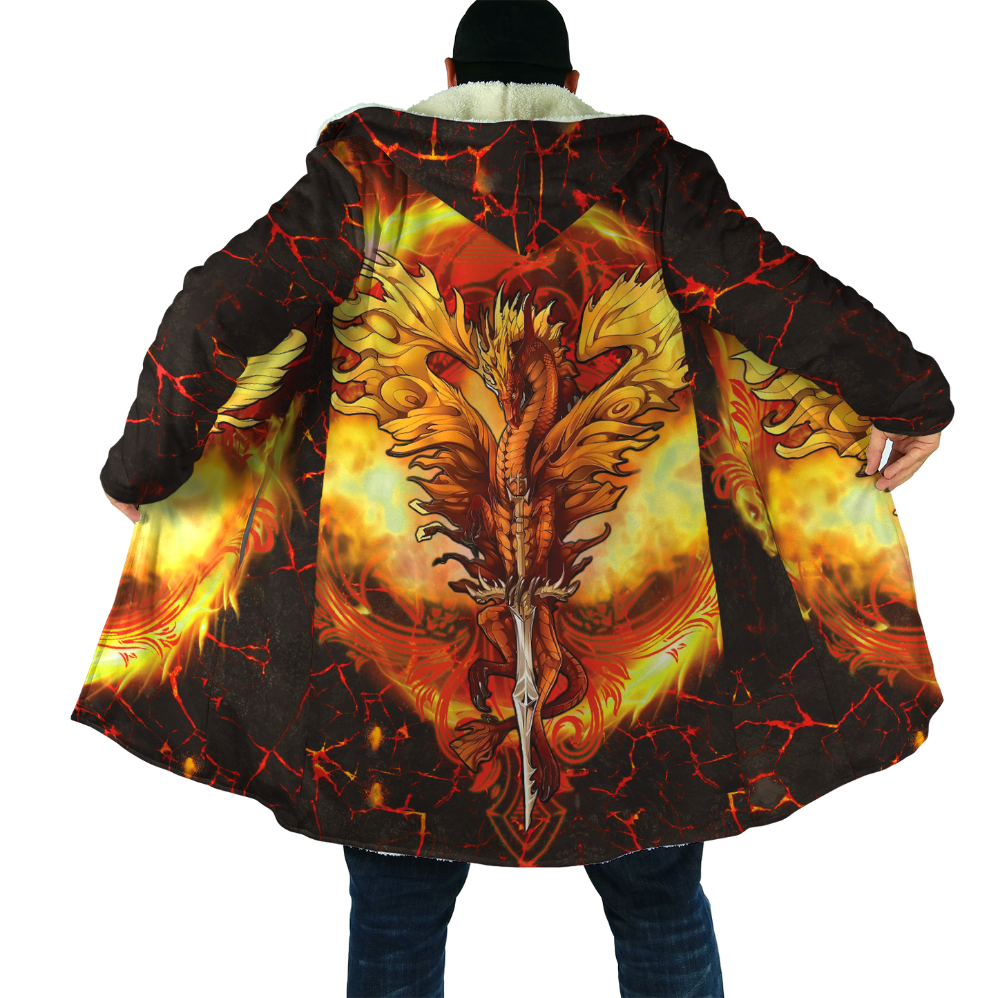 Fire Dragon Over Printed TP