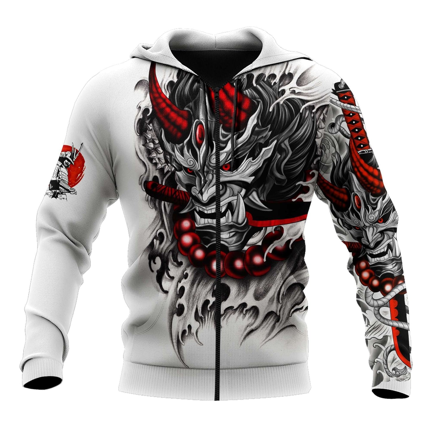 Japan Mask Tattoo 3D All Over Printed Unisex Shirt